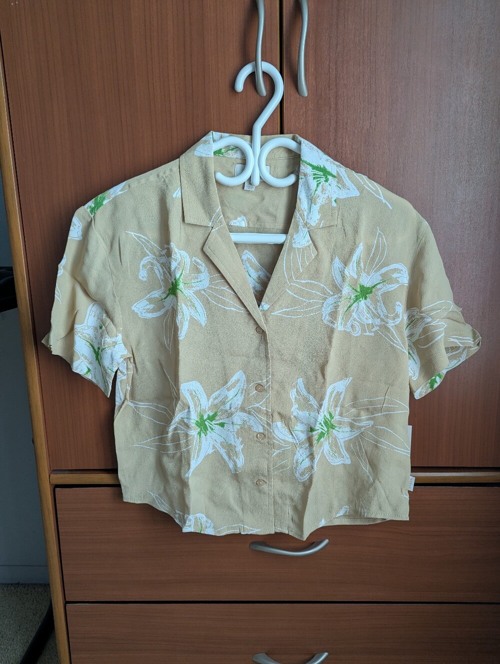 Brixton Naomi Short Sleeve Woven Shirt Size M